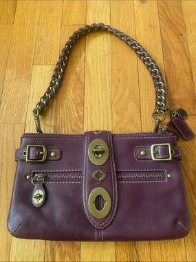 Coach Legacy Bridget Bag Very Rare Purple 65th Anniversary Limited Edition 11622